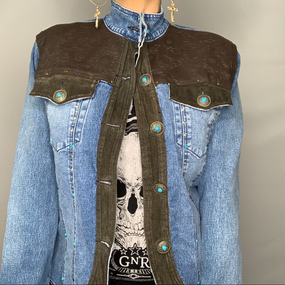 DG2 By Diane Gilman Western Jean Jacket